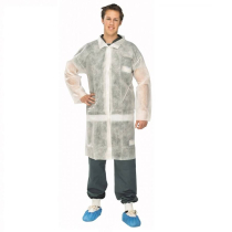 Visitors gown non-sterilewhite, N1, universal size